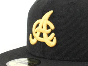 Aguilas Cibaenas Dominican Professional Baseball New Era 59Fifty Fitted Hat (Black Gray Under Brim)