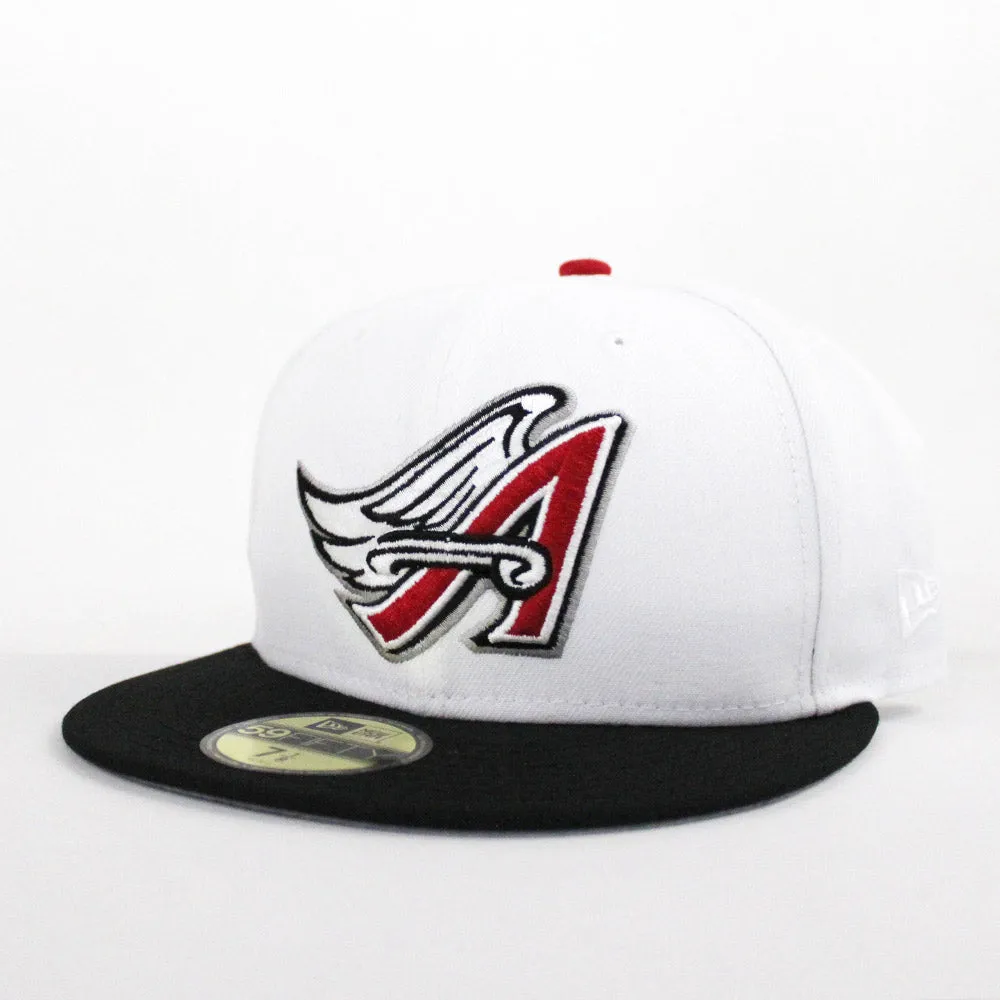 Anaheim Angels New Era 59Fifty Fitted Hat (Air Jordan 13 He Got Game 2018 Gray Under Brim)
