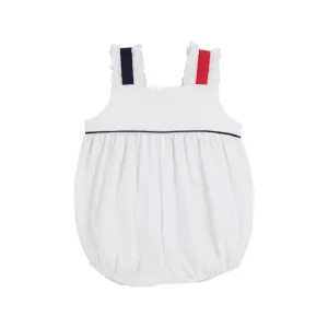 Babs Bubble - Worth Avenue White with Nantucket Navy and Richmond Red