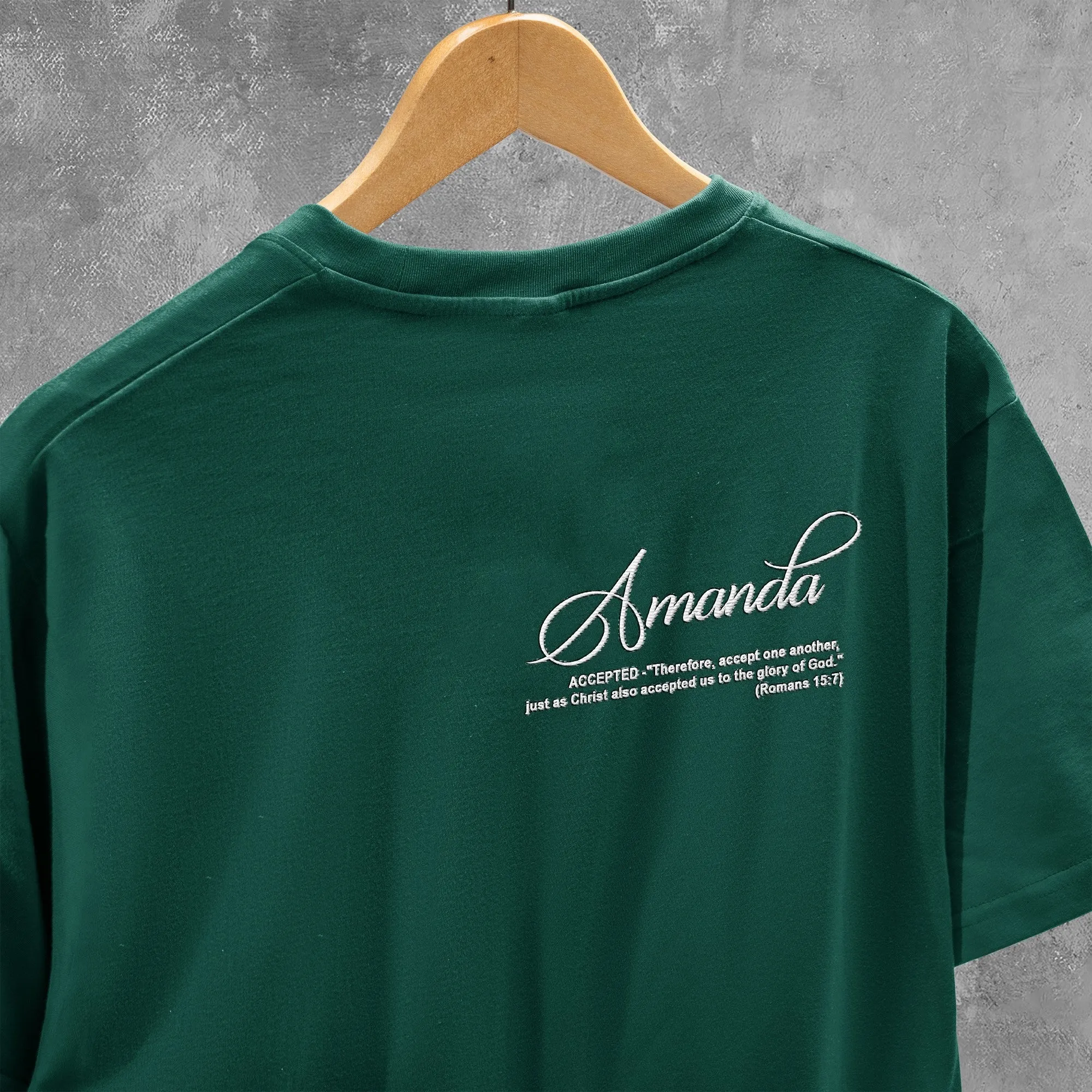 CHRISTIANARTBAG Personalized Embroidered Unisex T-shirt: Uncover the sacred meaning of your name - Personalized T-Shirt - CAB01180724.