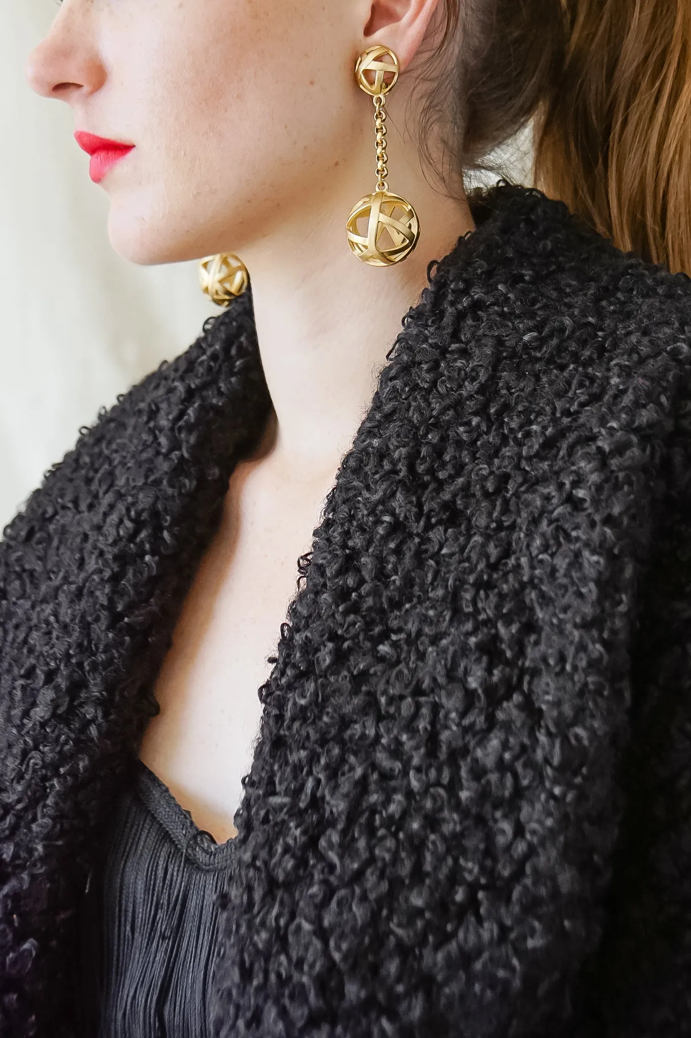Curly Faux Fur Bolero