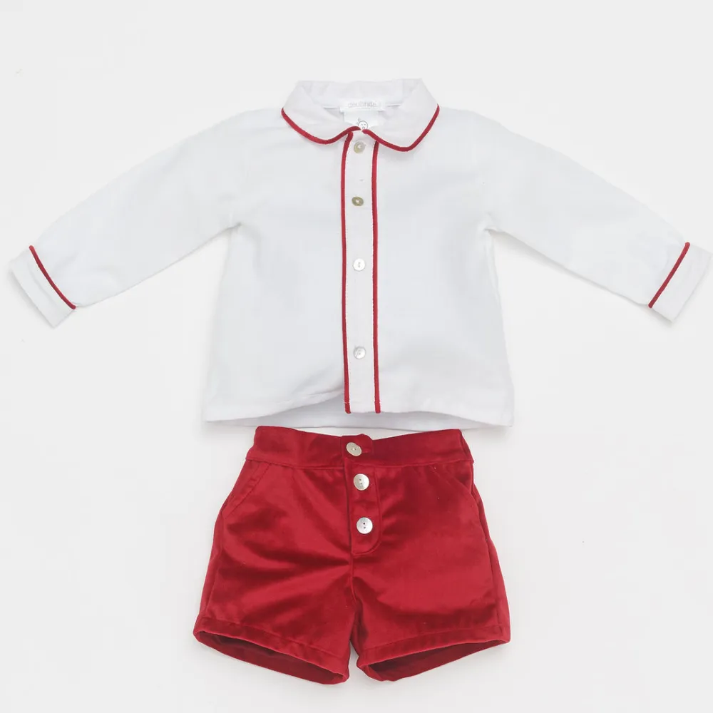 Deolinda Boys Shorts & Shirt Set