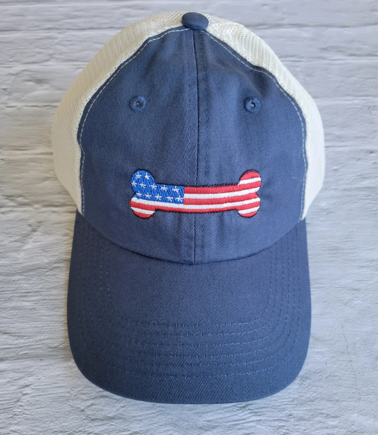 Flag Dog Bone Hat