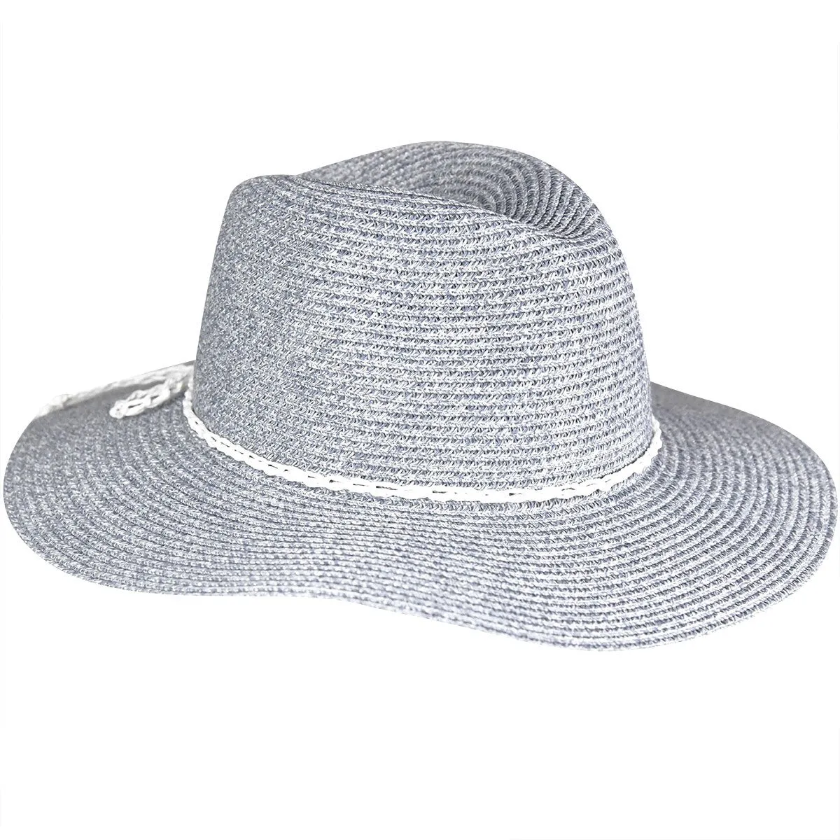 Marled Straw Fedora