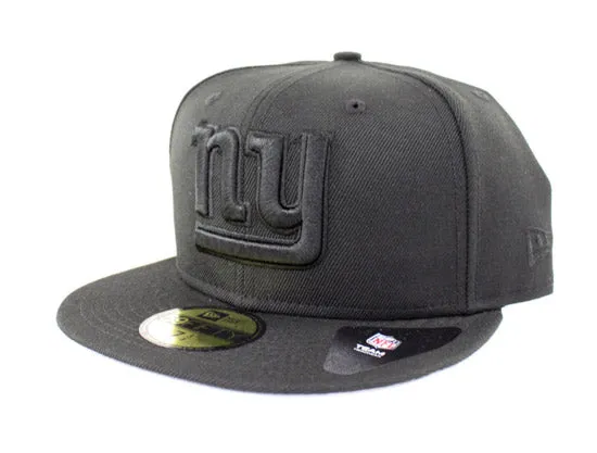 New York Giants 59Fifty New Era Fitted Hat (BLACK GRAY UNDER BRIM)