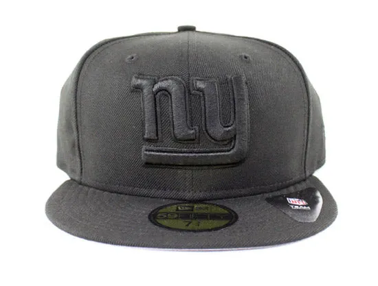 New York Giants 59Fifty New Era Fitted Hat (BLACK GRAY UNDER BRIM)
