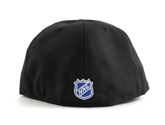 New York Islanders New Era 59FIFTY Fitted Hat (METS COLOR WAY BLACK ORANGE BLUE AZURE GRAY UNDER BRIM)