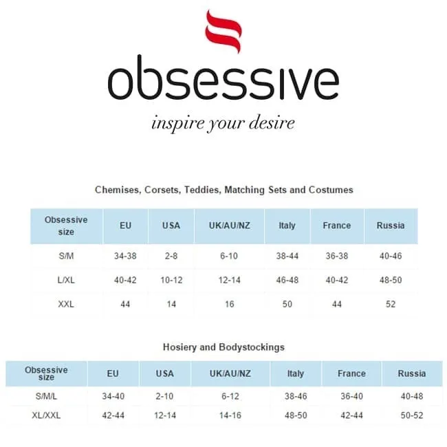 Obsessive 810-SEG-2 Ensemble 3 Pièces Blanc