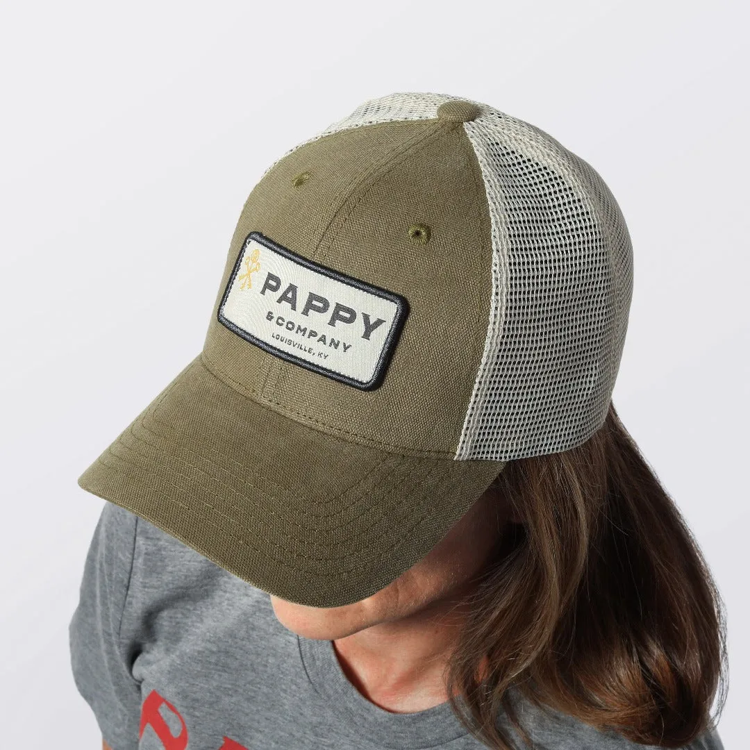 Pappy & Company Trucker Hat in Olive