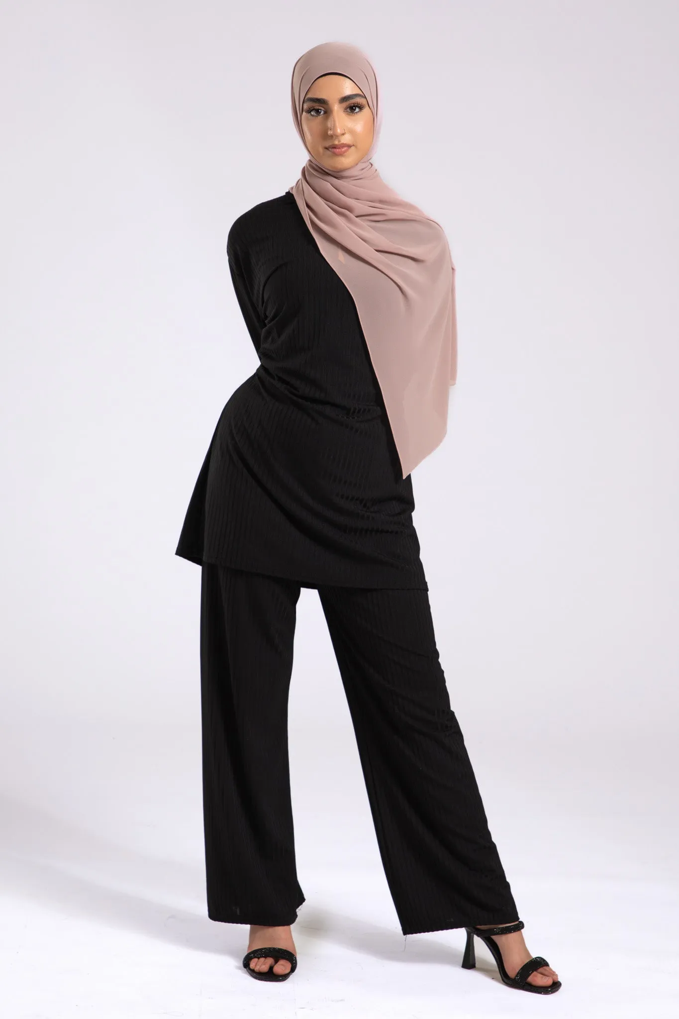 Premium Crepe Chiffon Hijab - Nude