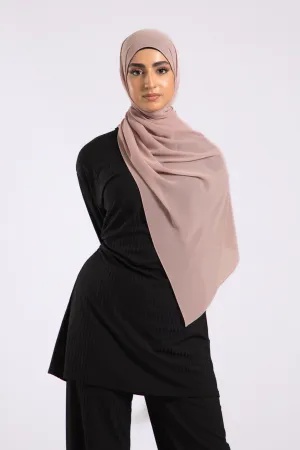 Premium Crepe Chiffon Hijab - Nude