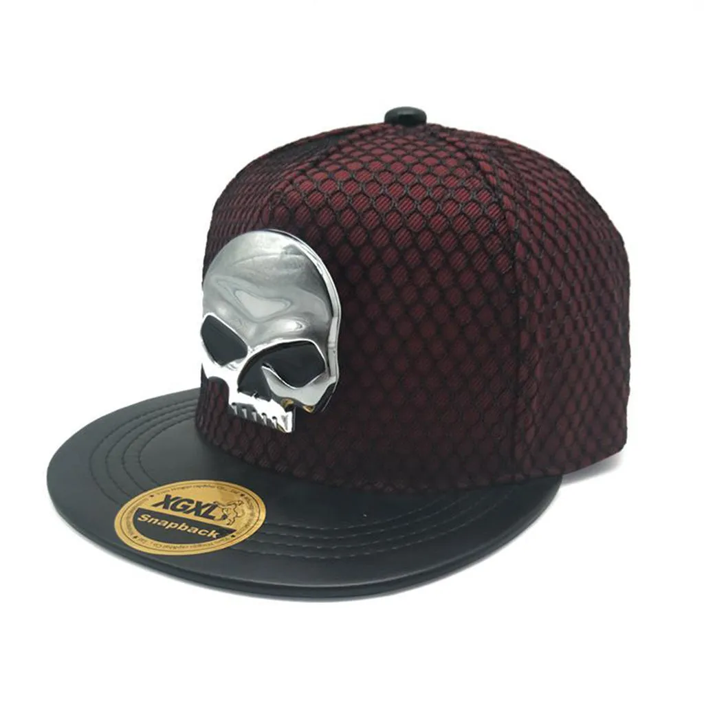 Skull Hip Hop Snapback Cap