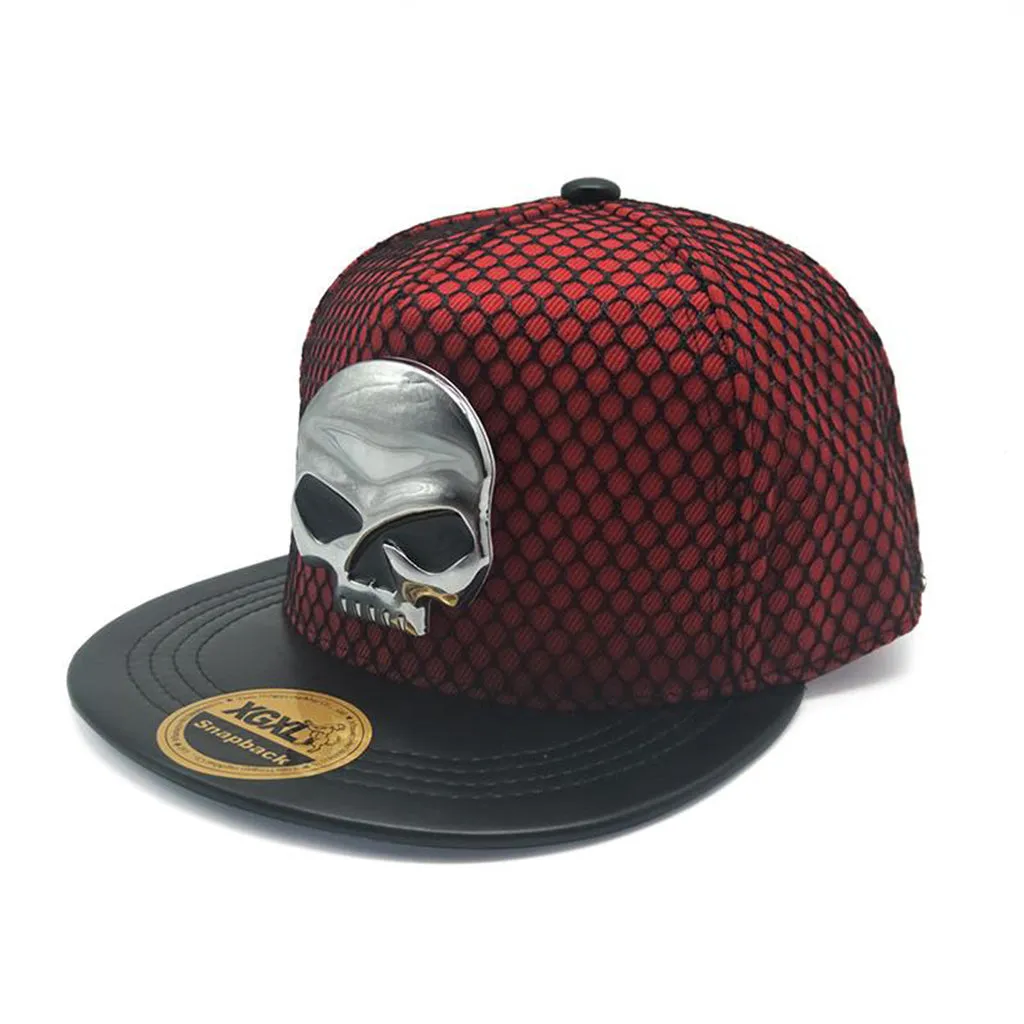 Skull Hip Hop Snapback Cap