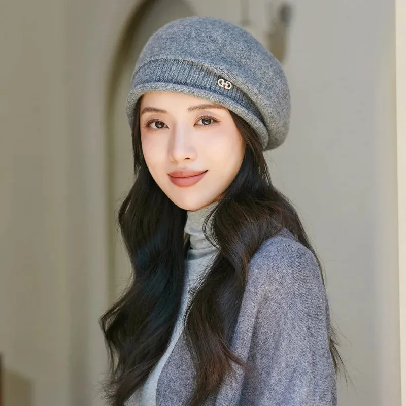 Solid Fancy Wool Felt Fabric Beanies Beret Retro Photography Flower Bonnets Masquerade Fascinator Hat Fashion Caps Female Modern